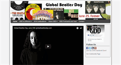 Desktop Screenshot of globalbeatlesday.com